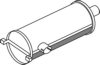 MERCE 3574901101 Middle-/End Silencer